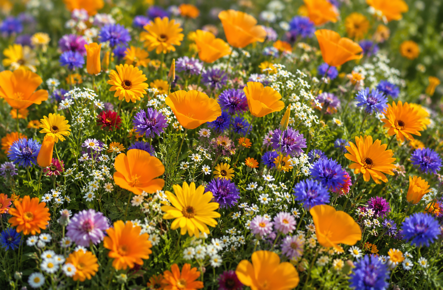 5 g Saatgut Feldblumenwiese Bunte Blumenmischung für Bienen & Schmetterlinge