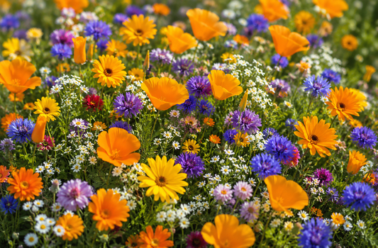 5 g Saatgut Feldblumenwiese Bunte Blumenmischung für Bienen & Schmetterlinge